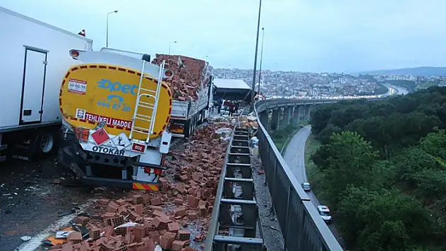 TEM'de 20'den fazla araç birbirine girdi: Çok sayıda yaralı var
