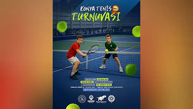 Tenisseverler Karatay'da buluşacak