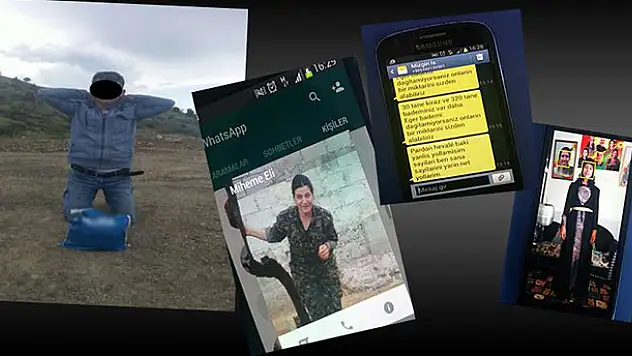 Teröristlerden şifreli SMS