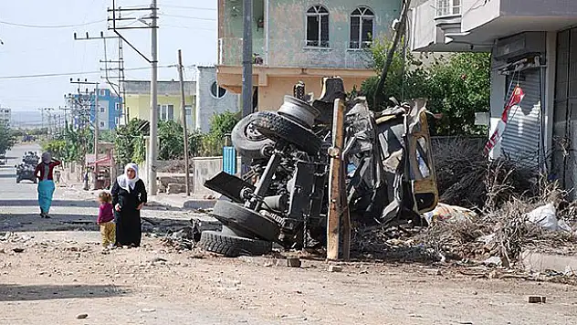 Teröristlerin Dargeçit'te yol açtığı tahribat ortaya çıktı