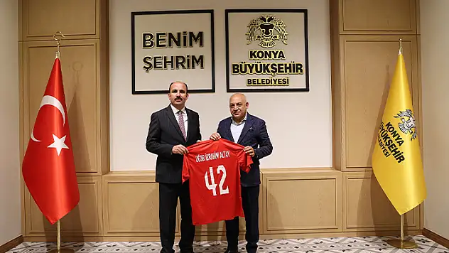TFF Başkanı Mehmet Büyükekşi, Başkan Altay'ı ziyaret etti 