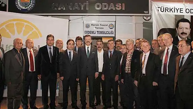 TOBB Başkanı Hisarcıklıoğlu Mersin'de
