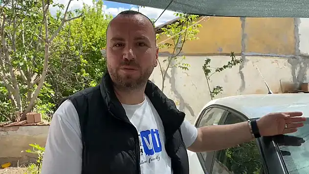 Tokat'ta aracına yorgun mermi düşen baba isyan etti: Ya çocuğuma isabet etseydi
