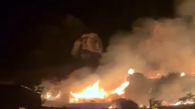 Tokat'ta Hac Dağındaki örtü yangını büyümeden söndürüldü
