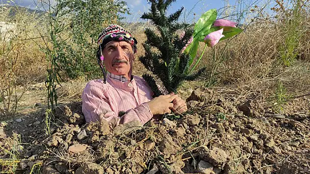 Toprağı kazıp kendini diri diri gömdü! İşte nedeni
