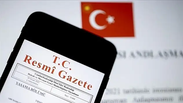 Torba yasa Resmi Gazete'de