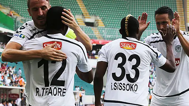Torku Konyaspor'da en golcü Traore