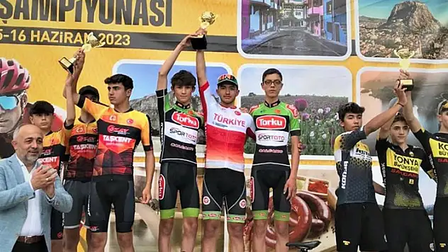 Torku Şekersporlu pedallardan üç şampiyonluk
