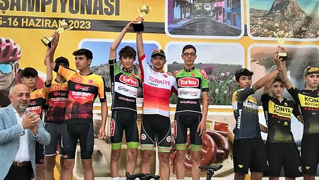 Torku Şekersporlu pedallardan üç şampiyonluk

