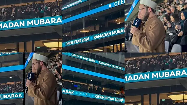 Tottenham Stadı'nda toplu iftar yapıldı