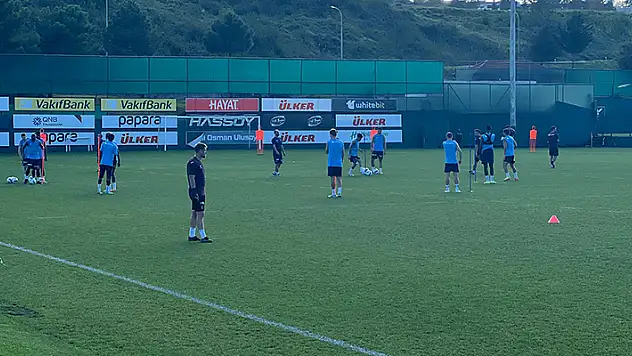 Trabzonspor 7 eksikle Konyaspor hazırlıklarını sürdürdü
