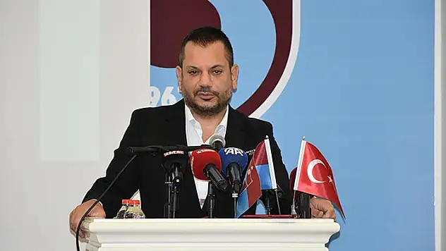 Trabzonspor Başkanı Doğan: En önemli konumuz vergi ve piyasaya kalan borçlardan kurtulmak