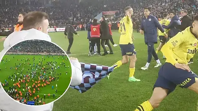 Trabzonspor-Fenerbahçe maçı bitti, ortalık karıştı!