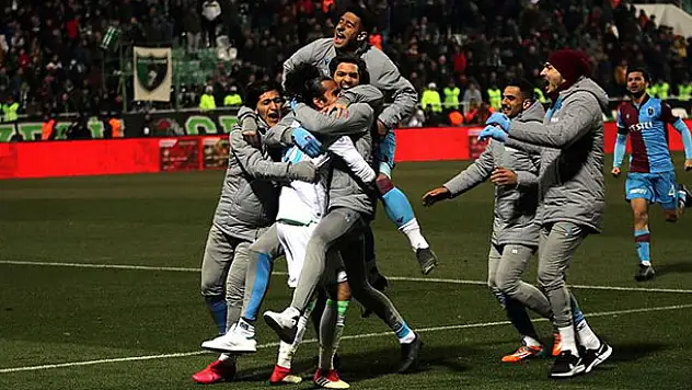 Trabzonspor kupada çeyrek finale adını yazdırdı