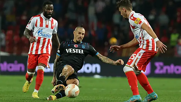 Trabzonspor, Sırbistan temsilcisi Kızılyıldız'a 2-1 mağlup oldu
