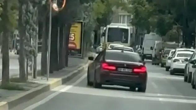 Trafikte drift atarken görüntülenen araca 32 bin 233 TL ceza
