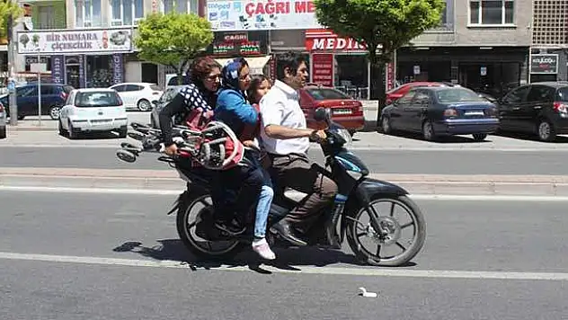 Trafikte tehlikeli yolculuk
