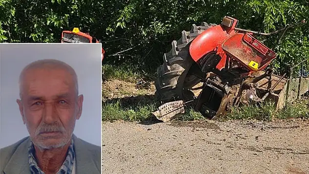 Traktör ikiye ayrıldı, sürücüsü hayatını kaybetti