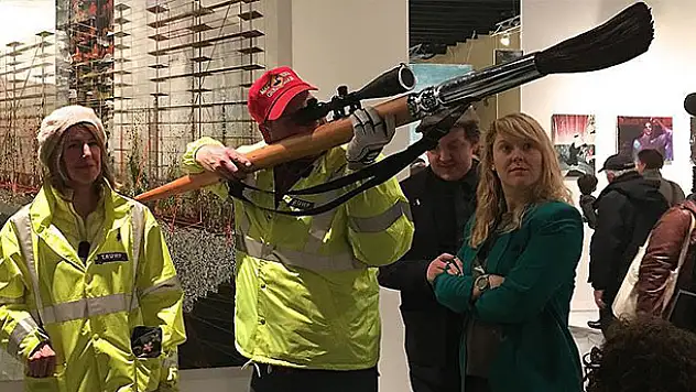 Trump karşıtı gezici sanat projesi New York'ta