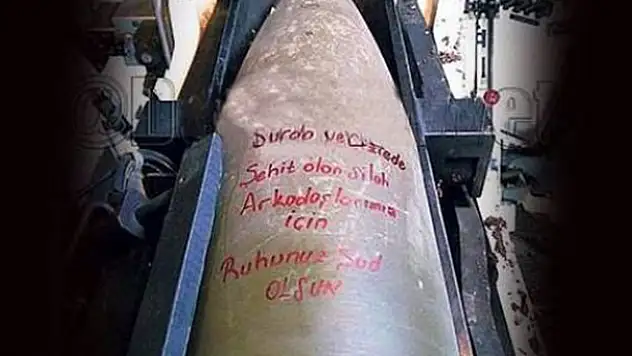 TSK Mermilerin üzerine bunu yazdı!