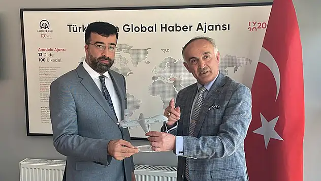 TSKGV Genel Müdürü Sadık Piyade'den AA Bölge Müdürlüğüne ziyaret
