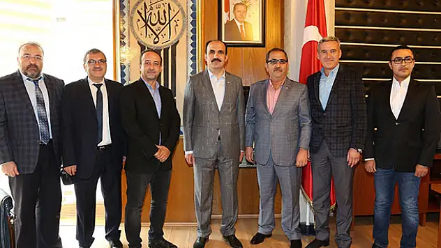 TSYD'den Başkan Altay'a hayırlı olsun ziyareti