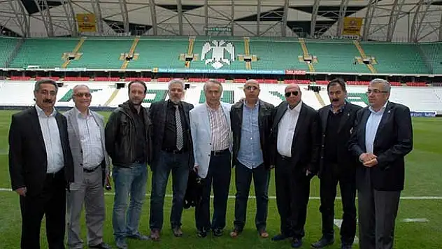 TSYD Genel Başkanı Arkan Konya'da spor yazarlarıyla buluştu