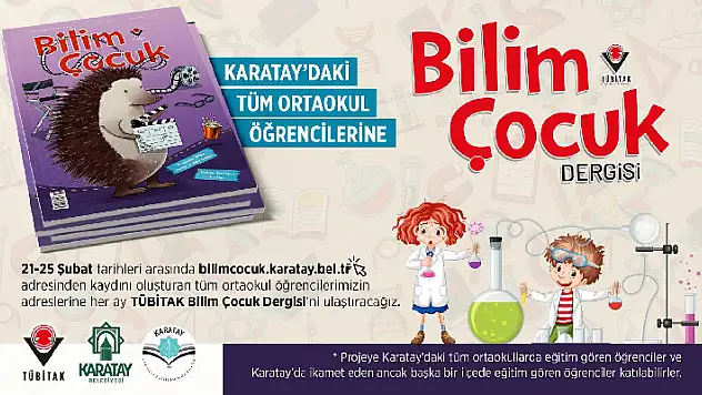 TÜBİTAK Bilim Çocuk Dergisi başvuruları başladı