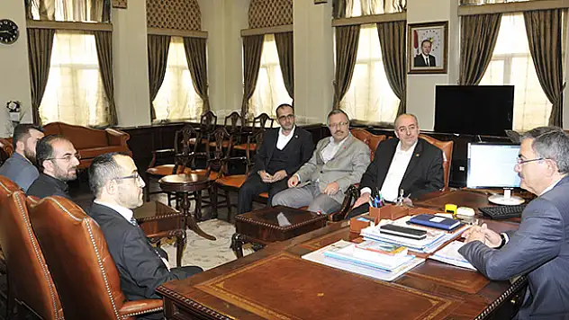 TÜMSİAD'tan Rektör Prof. Dr. Şahin'e Ziyaret