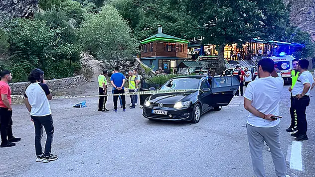 Tunceli'de dağdan kopan kaya parçası seyir halindeki otomobile isabet etti: 1 ölü, 2 yaralı
