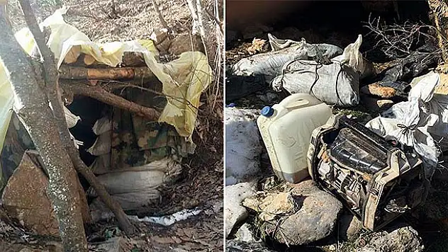 Tunceli'deki operasyonda bomba yapımında kullanılan malzemeler ele geçirildi