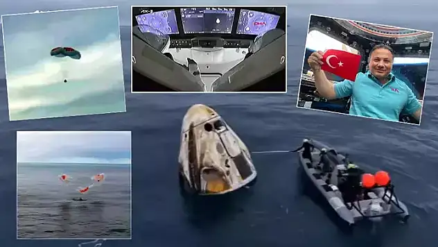 Türk astronot Alper Gezeravcı Dünya'ya döndü!
