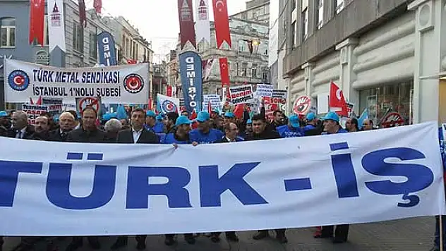 Türk-İş'ten kıdem tazminatı protestosu