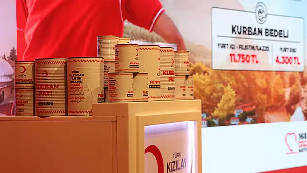 Türk Kızılay kurban vekaleti ücreti, yurt içi ve Filistin için 11 bin 750 lira
