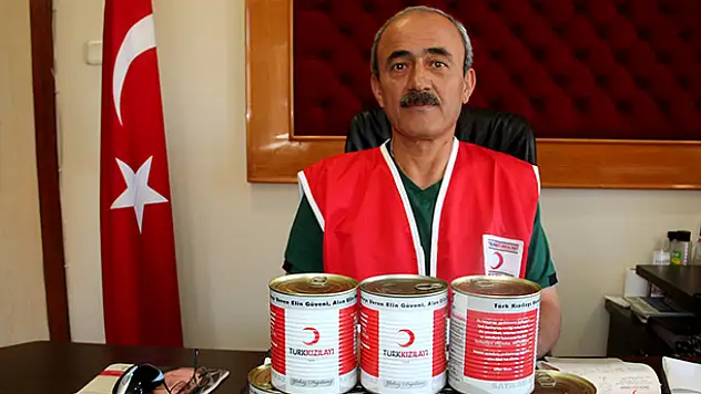 Türk Kızılayı Seydişehir Şubesinden kavurma yardımı