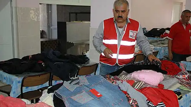 Türk Kızılayından yardım