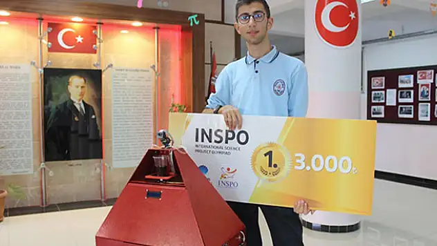 Türk öğrencinin robotu 386 proje arasında birinci oldu