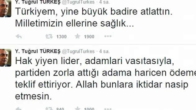 Türkeş: 'Allah bunlara iktidar nasip etmesin'