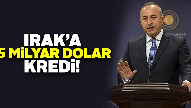 Türkiye'den Irak'a 5 milyar dolar kredi