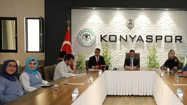 Türkiye Görme Engelliler Derneğinden Konyaspor'a ziyaret