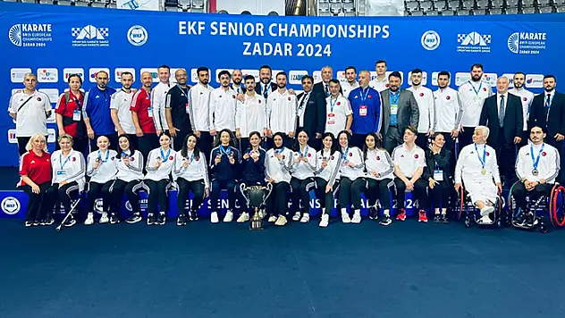 Türkiye Milli Karate Takımı, Avrupa şampiyonasını zirvede tamamladı
