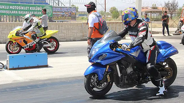 Türkiye Motodrag Şampiyonası Konya'da başladı