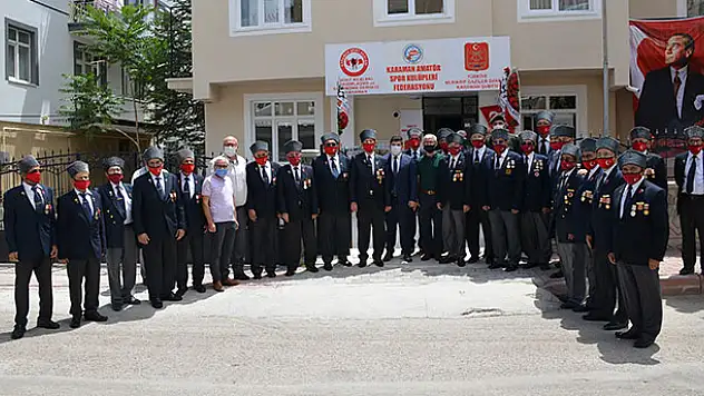 Türkiye Muharip Gaziler Derneği Karaman Şubesi açıldı