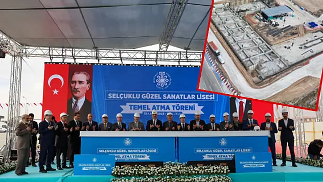 Türkiye'nin en kapsamlı ve modern Güzel Sanatlar Lisesi Konya'da yapılıyor