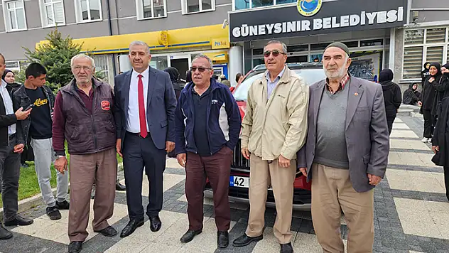 Türkiye'nin yerli otomobili Togg Güneysınır'da tanıtıldı
