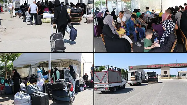 Türkiye'deki Suriyelilerin ülkelerine dönüşü okulların tatile girmesiyle yoğunluk kazandı