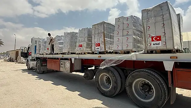 Türkiye'den Gazze'ye 101 bin 271 tonluk insani yardım