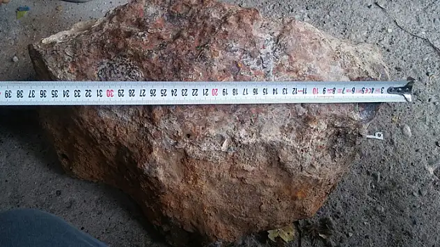 Türkiye'nin en büyük 3. meteoriti bulundu