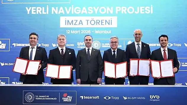 Türkiye'nin ilk yerli navigasyon sisteminde imzalar atıldı