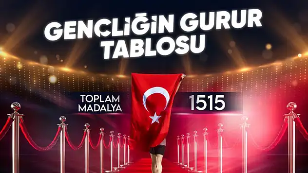 Türkiye'nin milli gururları müsabakalarda bin 515 madalya elde etti
